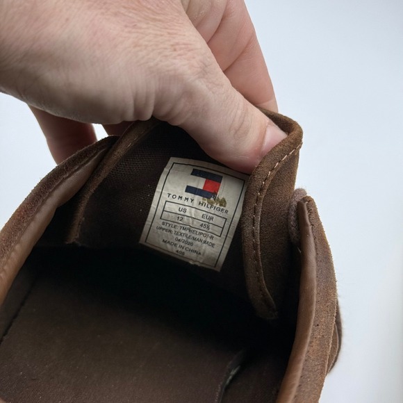 Tommy Hilfiger Helipo Brown Textile Low Top Sneakers Mens Size 12 - Picture 5 of 11